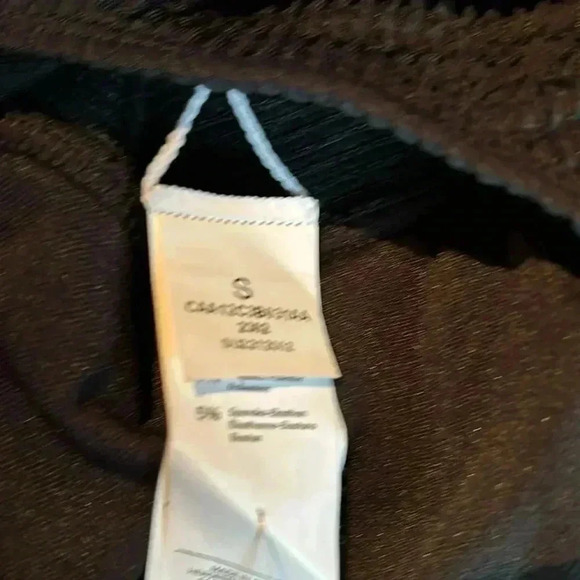 Cupshe Wide Straps Longline Bandeau & High Waist Hipster Bikini Set Size S Black - Picture 13 of 15